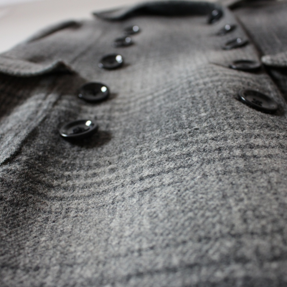 Gray Check Fall Jacket - Picture 4 of 5